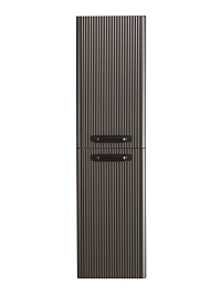 BelBagno Шкаф подвесной Due 40/150 оружейная сталь ручки Матовый тёмный никель – фотография-2